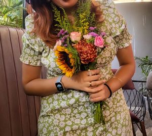 Floral Print Mini Dress