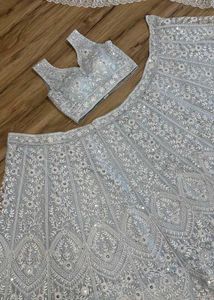 Wedding Special Sequins &amp; Thread Work Lehenga