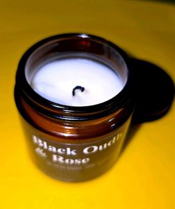 New Black Oudh &amp; Rose Candle