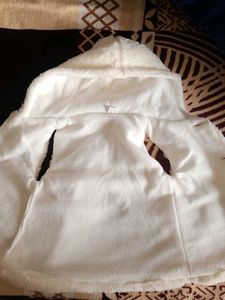 Adorable Cream Hooded Cape