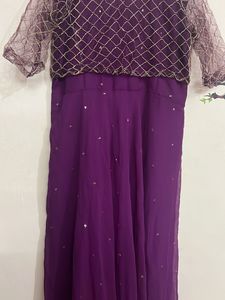 Elegant Purple Kurta Set