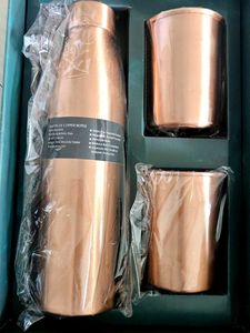 copper bottle &amp; Two Glass