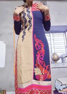 Elegant Embroidered Indian Kurti