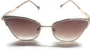 Party Wear Sunglasses with Golden Frame – Glamour