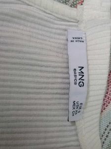 White Flutter Sleeve Top