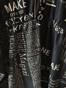 Stylish Black Print Dress