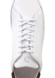 DCYPHR White Leather Sneakers