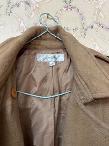 Tan Double-Breasted Trench Coat