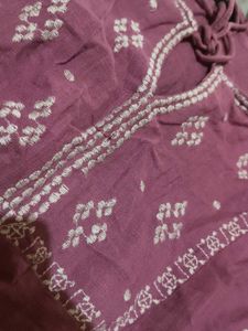 Pink Embroidered Peplum Top