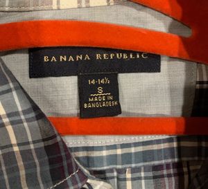 Banana Republic Gingham Shirt S