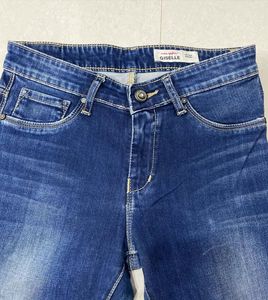 SPYKAR Dark Blue Denim Low-Rise Jeans