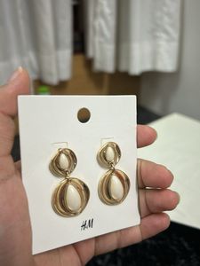 H&amp;M Gold Drop Earrings