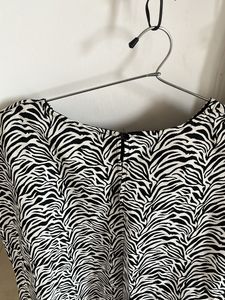 Zebra Print Top Never Worn