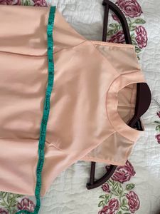 Peach Dress