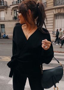 Forever 21 Black Solid Tie Top