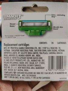 Gillette Mach 3 Blades