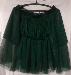 Emerald Green Off-Shoulder Top