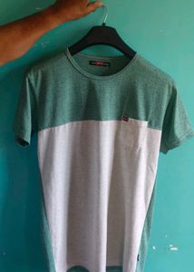 Color Block 3 Dudes Pocket T Shirt