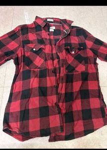 Red &amp; Black Plaid Shirt
