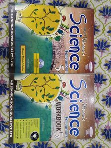 science class 5 textbook with workbook combo