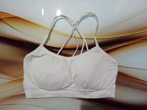 White Sports Bra