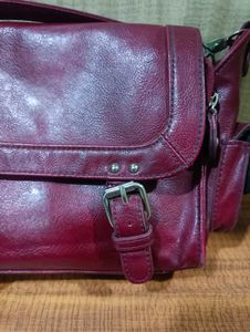 Imported Original Leather Sling Bag