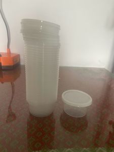 Plastic Food Containers 15pcs Rs.80