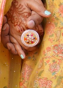 Multicolor Stone Necklace Set(Complementary Ring)