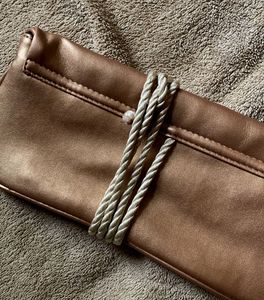 Unused Gold Clutch Handbag