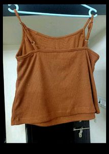 Women&#39;s Ribbed Shoulder Straps Top,Shrug &amp; Trouser
