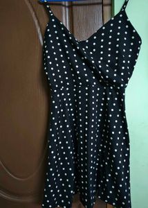 Polka Dot Fit &amp; Flare Dress