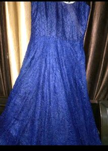 Women Party Navy Blue Wedding Gown