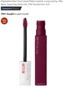 New Maybelline Lipstick In The Shade Transformer