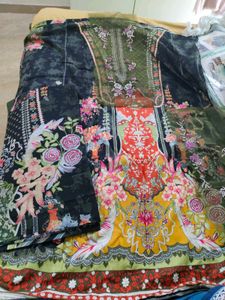 Navy Floral Embroidered Shalwar Kameez