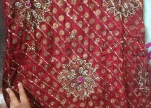 Red Embroidered Dress