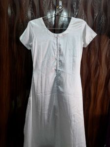 Satin Kurta Set With Dupatta