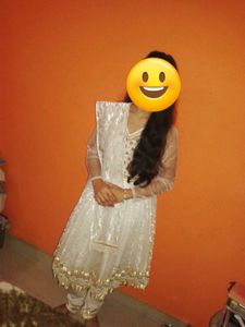 Anarkali Suit 🤍💛
