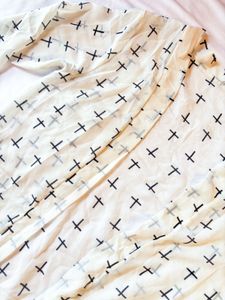 Black and white shrug