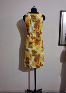 Vintage Floral Print Mini Dress