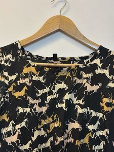 Horse Print Sleeveless Dress