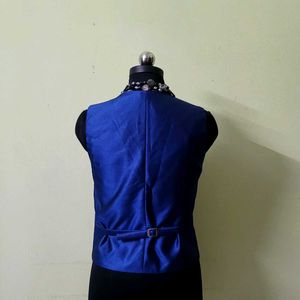 Elegant Blue Waistcoat