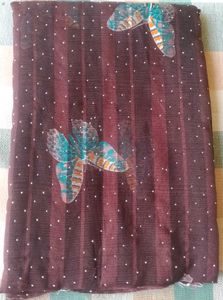 Exclusive Fancy Saree With Heavy Siroski Work