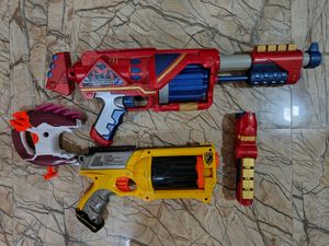 3 Nerf GUNS