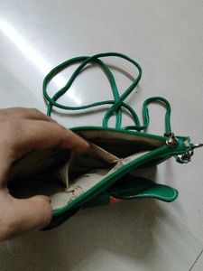 Bow Crossbody leather bag