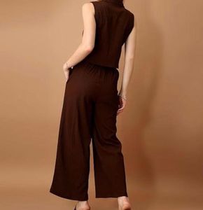 Brown Two-Piece Co-ord Set
