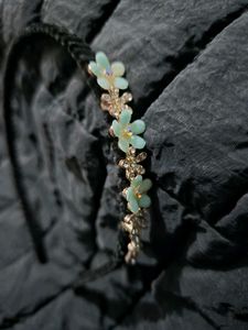 Floral Headband / Soft glam stones