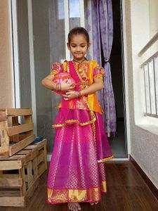 Girls Ethnic Gown - Festive Ready