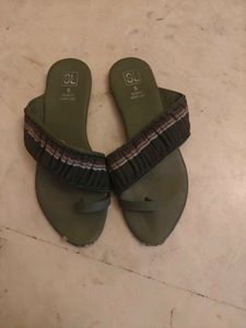 Green Flats & Sandals