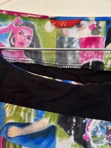 Black W Kurti