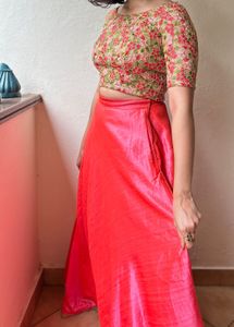 Pink Lehenga Set Selling At 86% Off